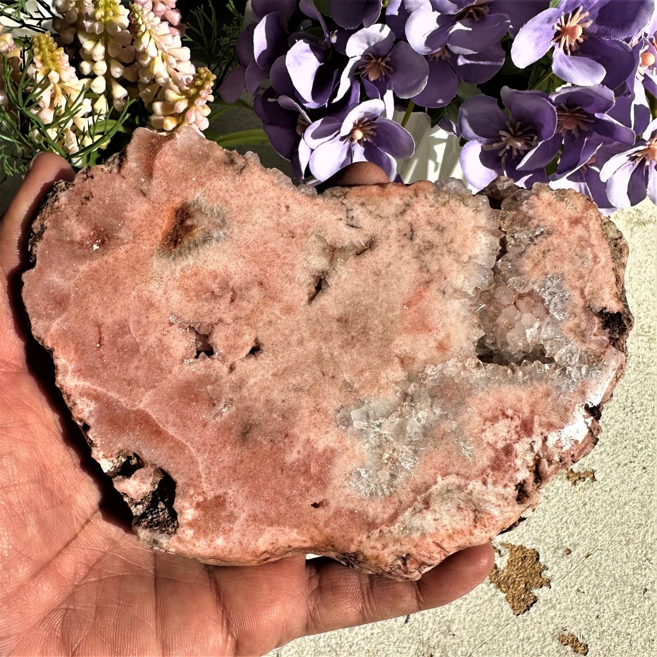 Pink Amethyst - Slice - 13 Pink Amethyst - Slice - 13